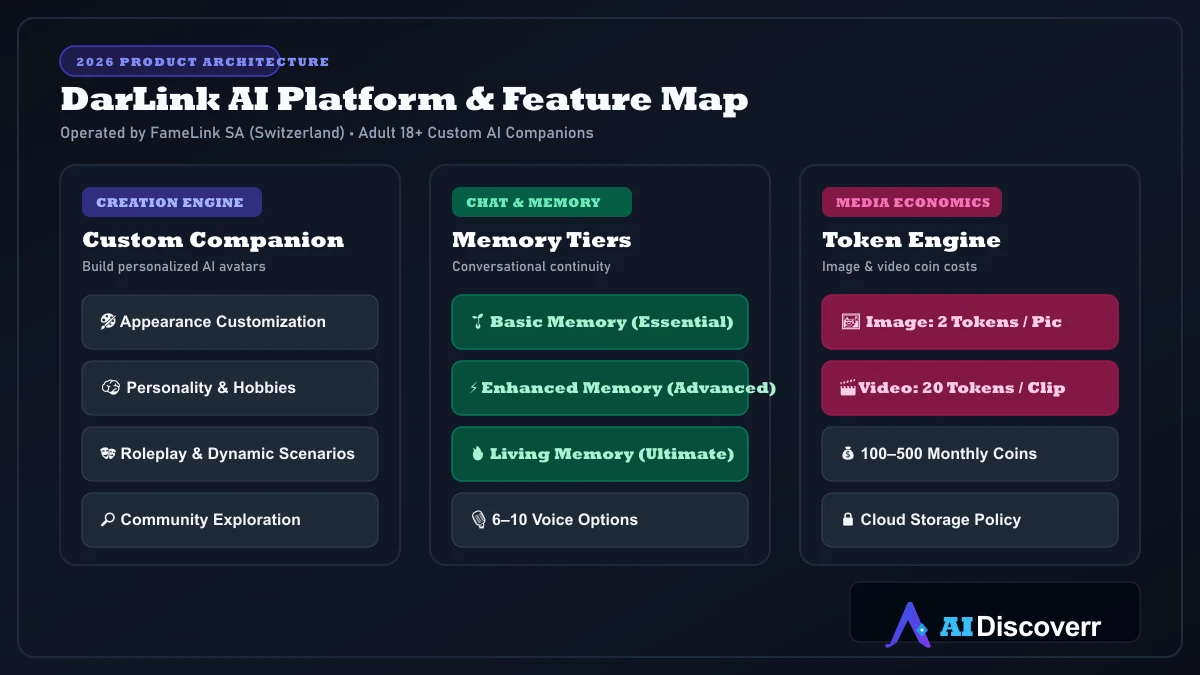 DarLink AI Platform & Custom Companion Creation Architecture