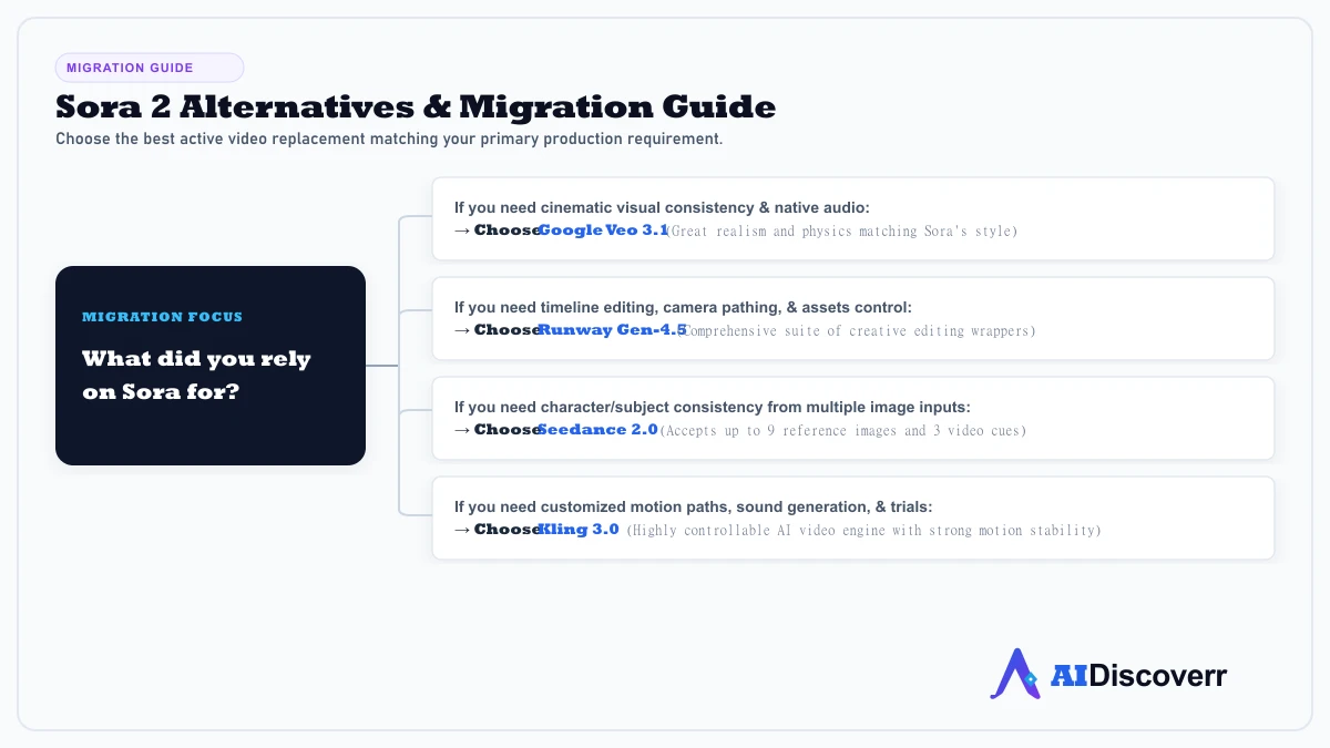 Sora 2 Alternatives Mapping Sora 2 Migration Decision Guide and Alternatives Mapping