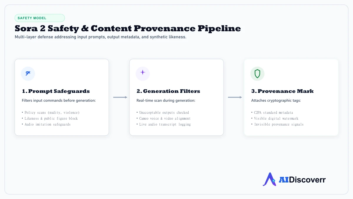 Sora 2 Safety Pipeline Sora 2 Safety and Content Provenance Pipeline
